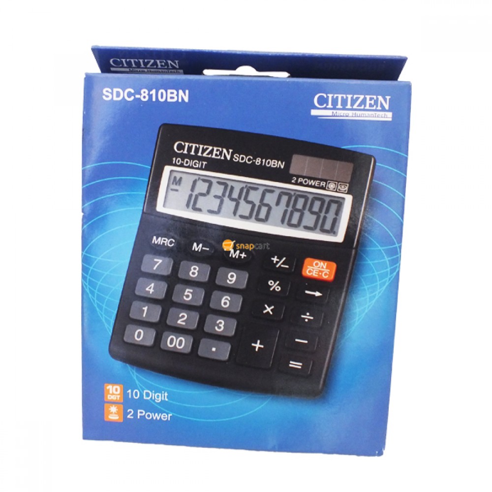 CITIZEN CALCULATOR (10 DIGITS) SDC-810BN