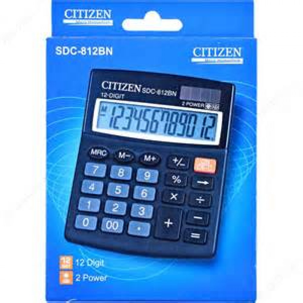 CITIZEN CALCULATOR (12 DIGITS) SDC-812BN CITIZEN CALCULATOR (12 DIGITS) SDC-812BN