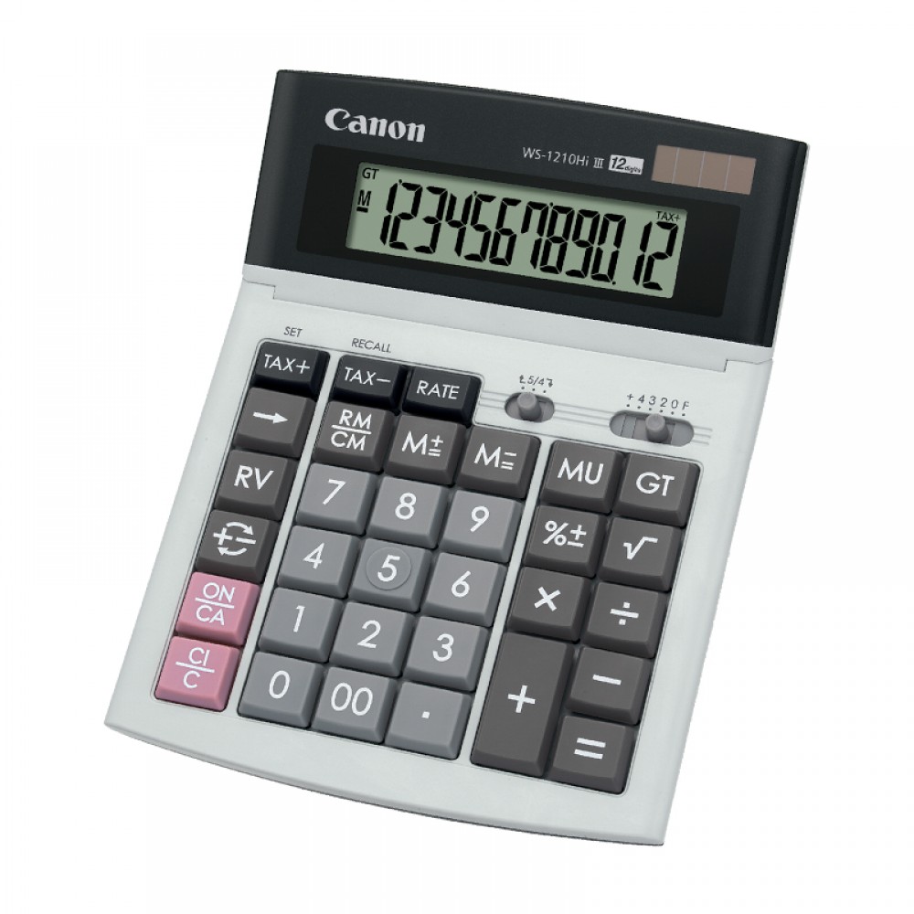 CANON CALCULATOR (12 DIGITS) WS-1210HI III CANON CALCULATOR (12 DIGITS) WS-1210HI III
