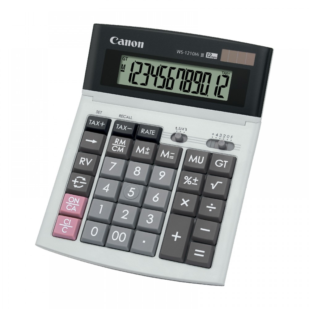 CANON CALCULATOR (12 DIGITS) WS-1210HI III