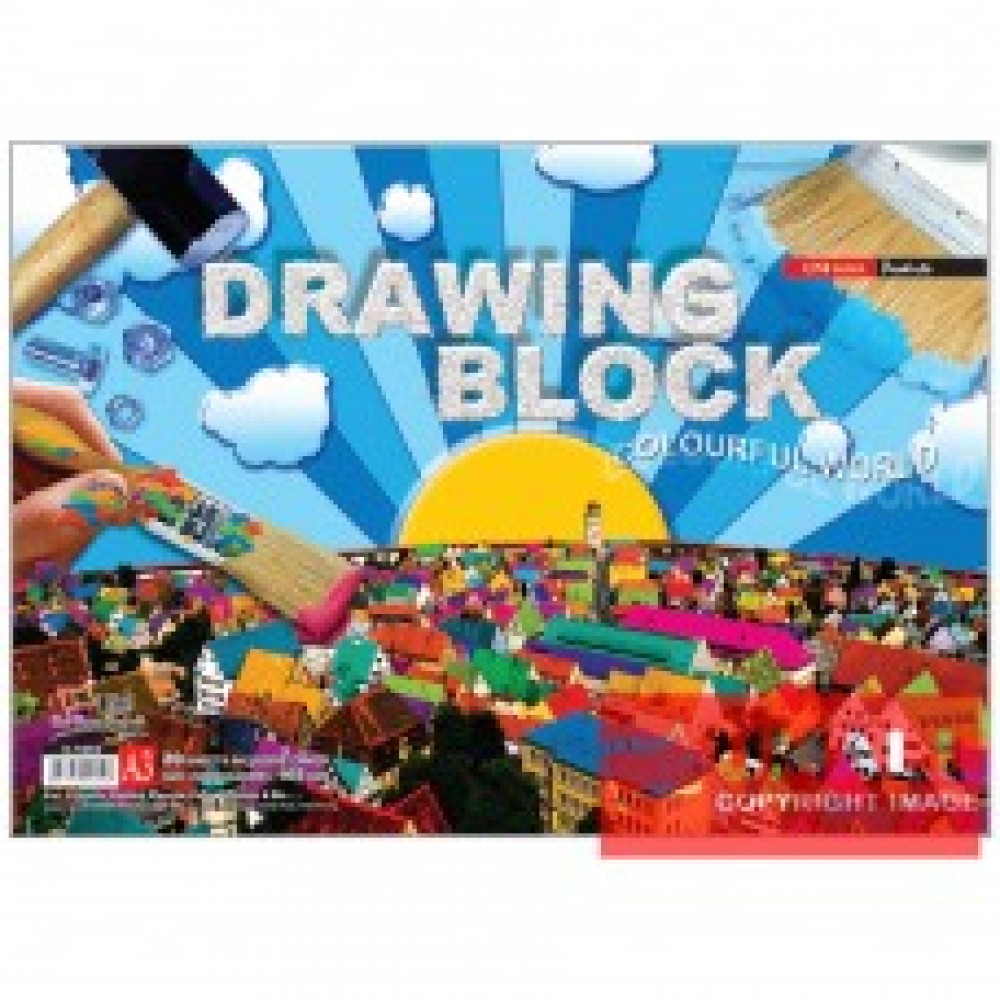 UNI DRAWING BLOCK 165G A3-20'S (SDB1652)