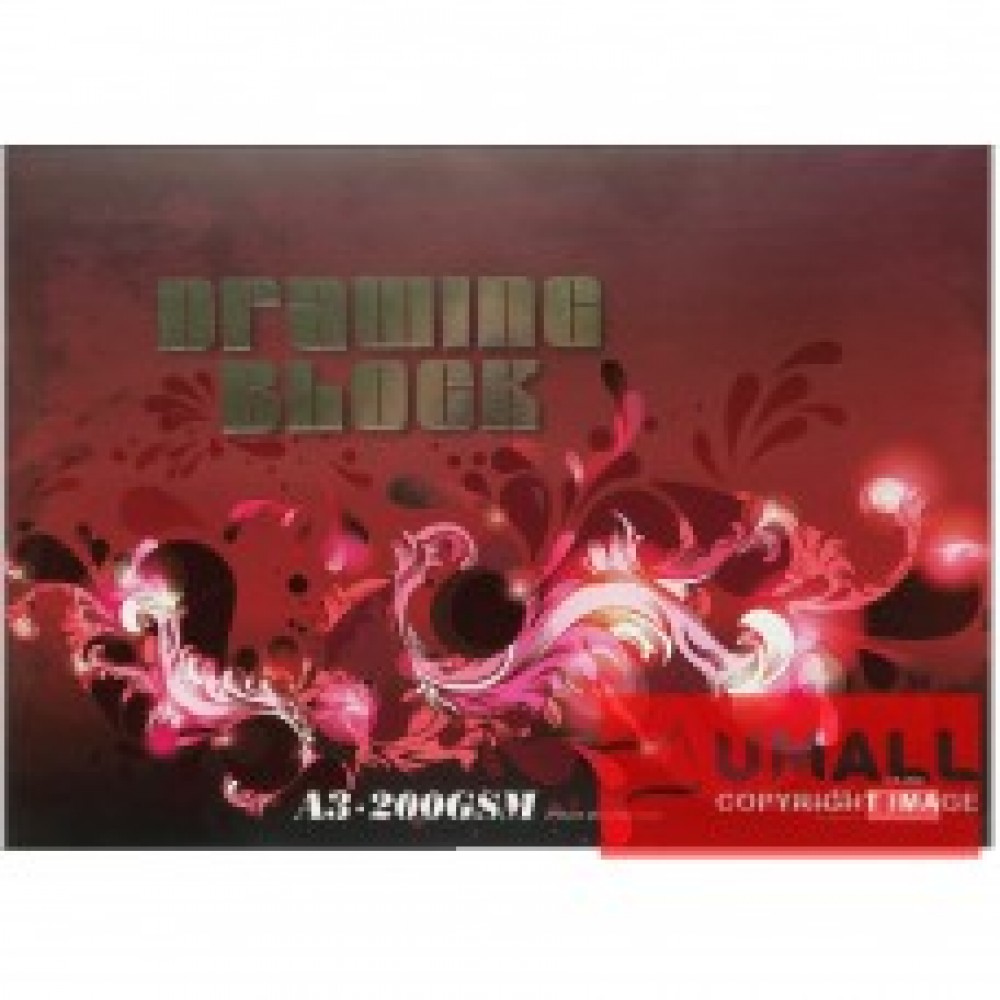 UNI DRAWING BLOCK 200G A3-20'S (SDB2000) UNI DRAWING BLOCK 200G A3-20'S (SDB2000)
