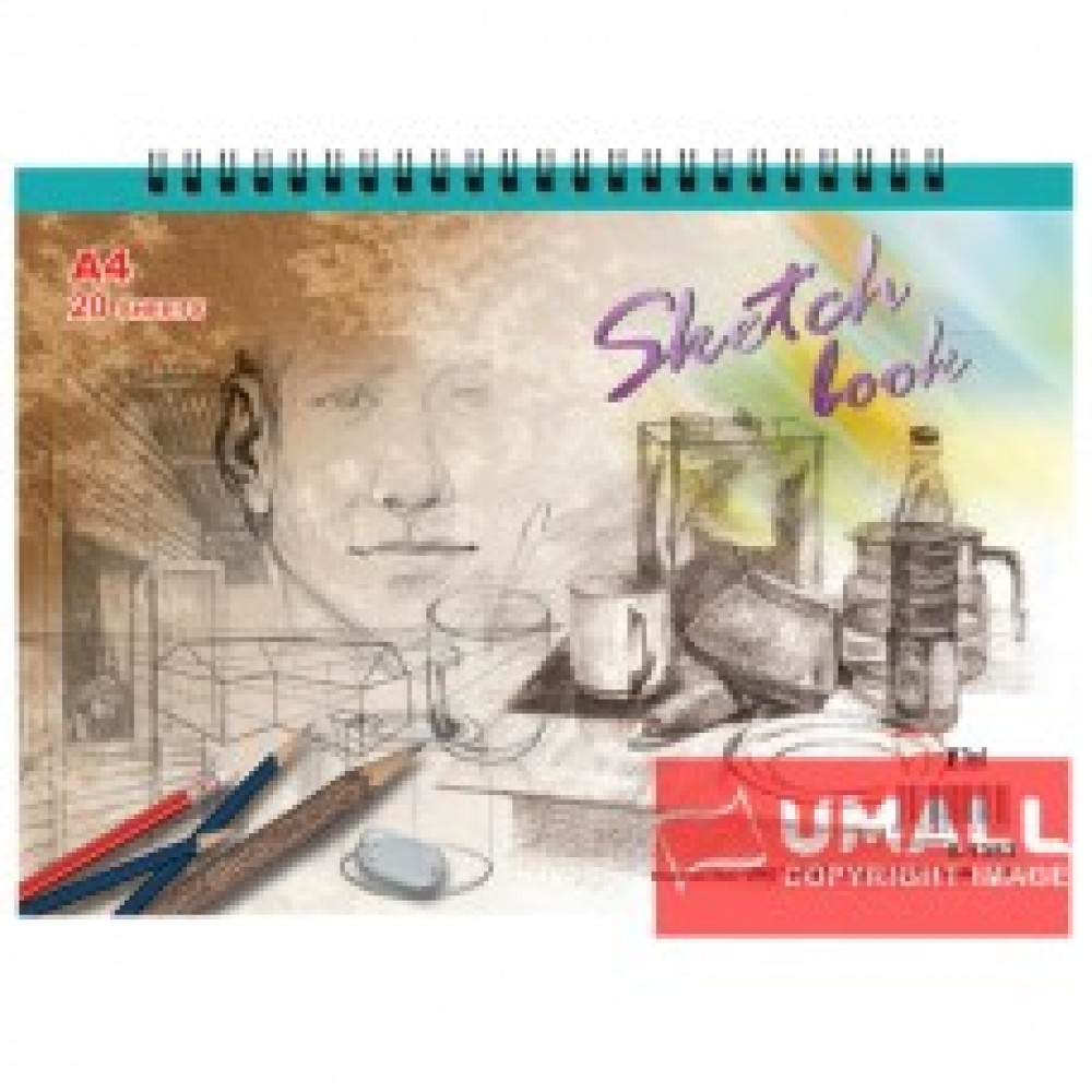 UNI SKETCH BOOK A4-20'S (S1353)