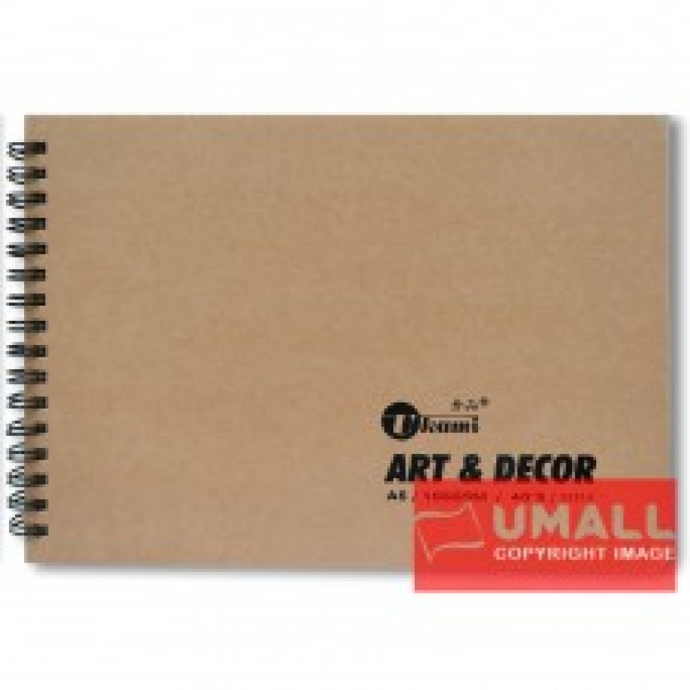 UKAMI ART & DECOR RING SKETCH BOOK 165GSM A5-40'S (S3313) UKAMI ART & DECOR RING SKETCH BOOK 165GSM A5-40'S (S3313)
