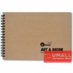 UKAMI ART & DECOR RING SKETCH BOOK 165GSM A5-40'S (S3313)