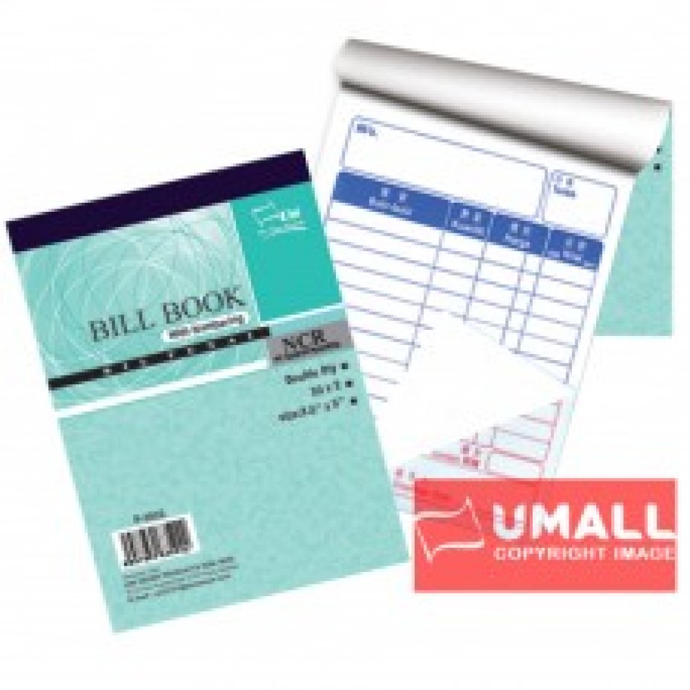 UNI BILL BOOK NCR 2 PLY X 30'S 3.5" X 5" (S-3522) 10 FOR UNI BILL BOOK NCR 2 PLY X 30'S 3.5" X 5" (S-3522) 10 FOR
