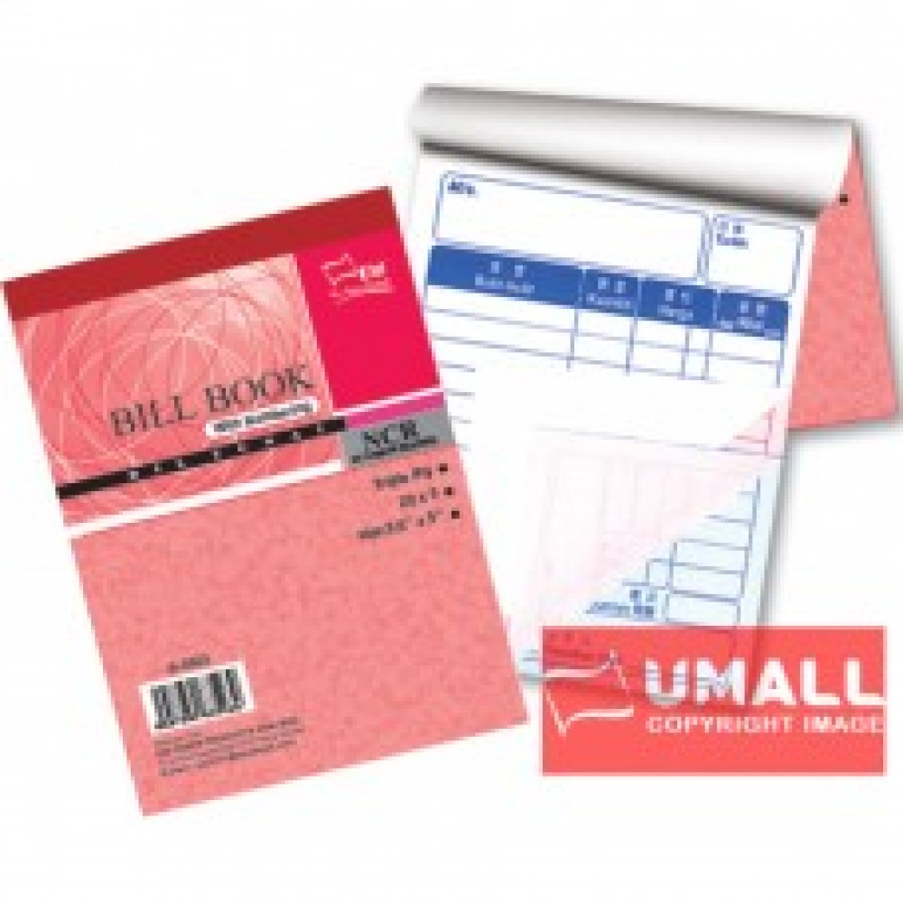 UNI BILL BOOK NCR 3 PLY X 20'S 3.5" x 5" (S-3523) 10 FOR