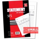 UNI STATEMENT OF ACCOUNT 50'S 10" X 7" (S-7510) 2 FOR