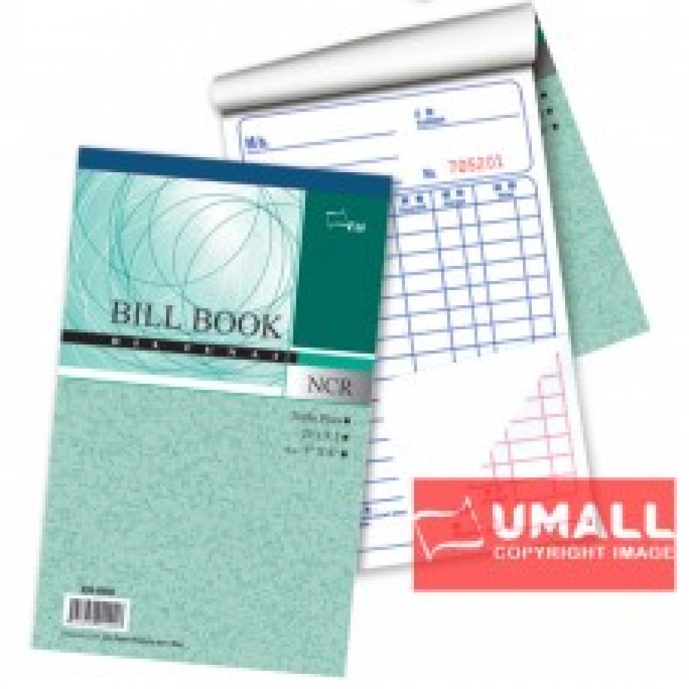 UNI BILL BOOK NCR 2 PLY X 40'S 5" X 8" (SB-5822) 10 IN 1