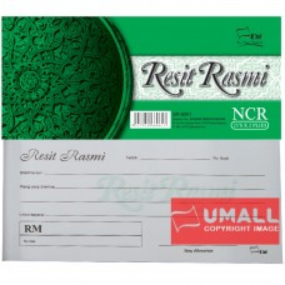 UNI RESIT RASMI NCR 2 PLY X 25'S (SR-6061) 10 IN 1