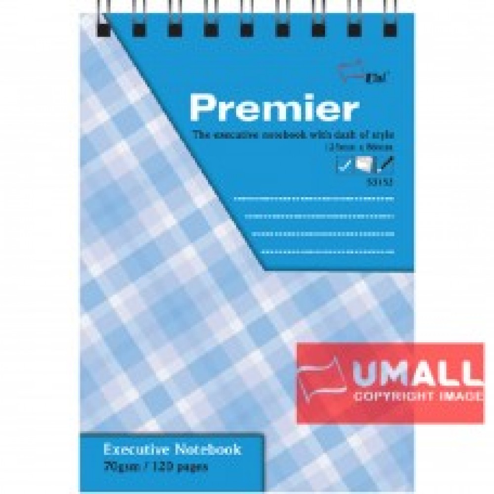 UNI PREMIER RING NOTE BOOK 70G B7-120P (S-3152) 3 FOR