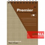 UNI PREMIER RING NOTE BOOK 70G A6-120P (S-4162) 2 FOR