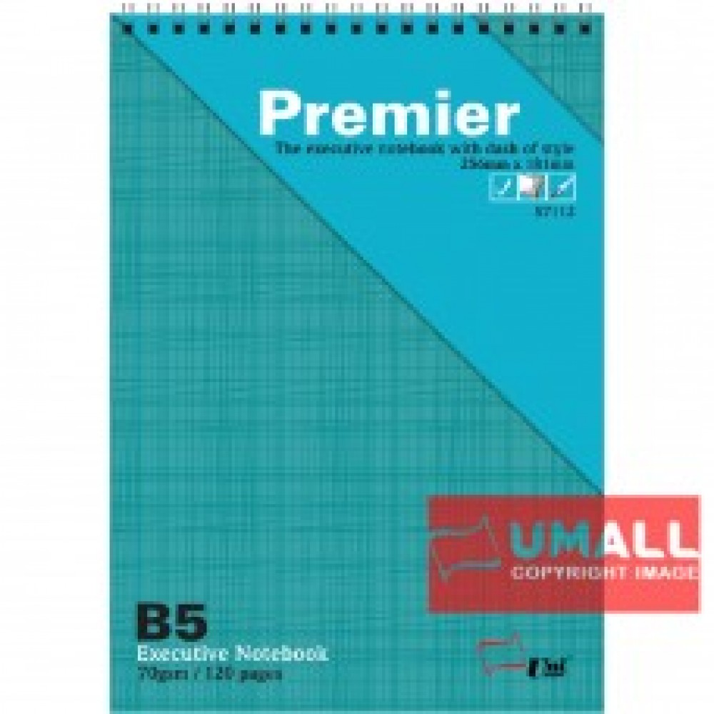 UNI PREMIER RING NOTE BOOK 70GSM B5-120P (S7112)