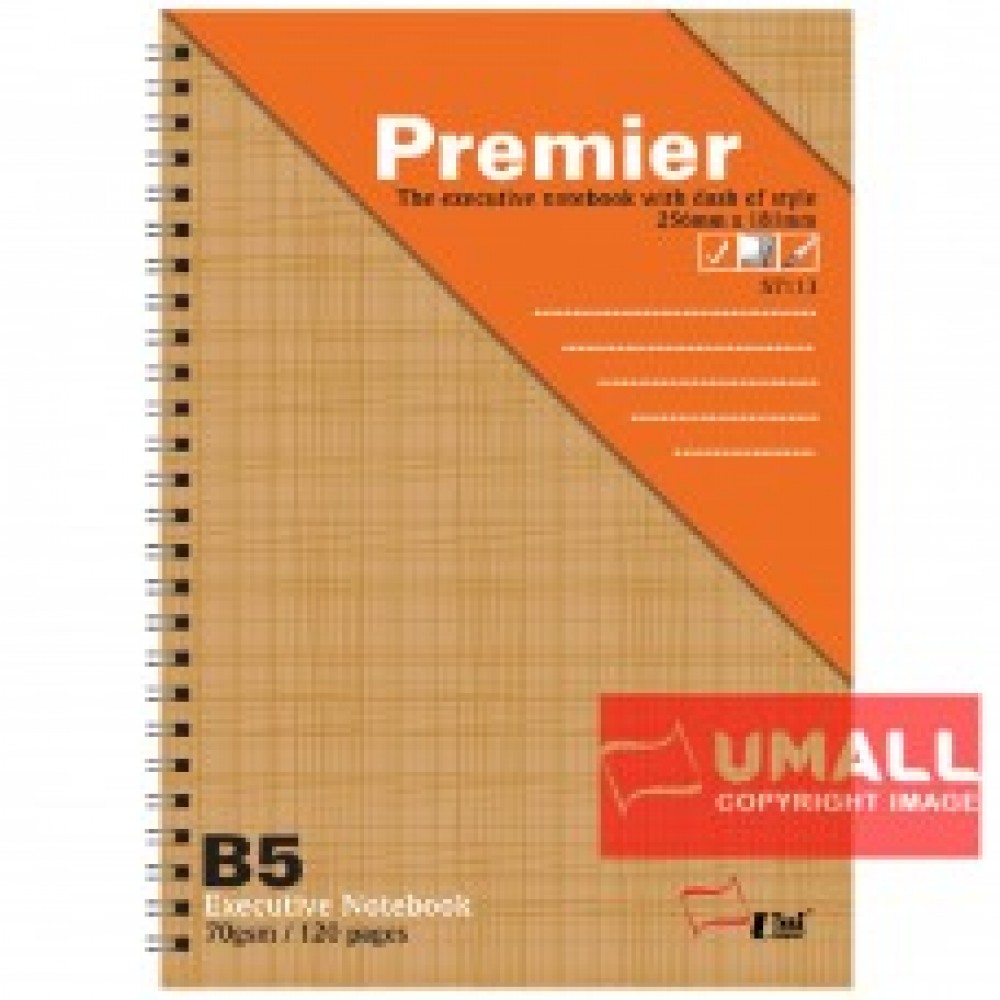 UNI PREMIER RING NOTE BOOK 70G B5-120P (S-7113)