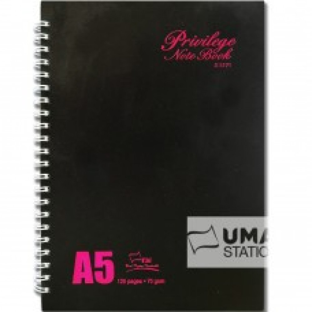 UNI PRIVILEGE NOTE BOOK 70G A5-120P (S5171)