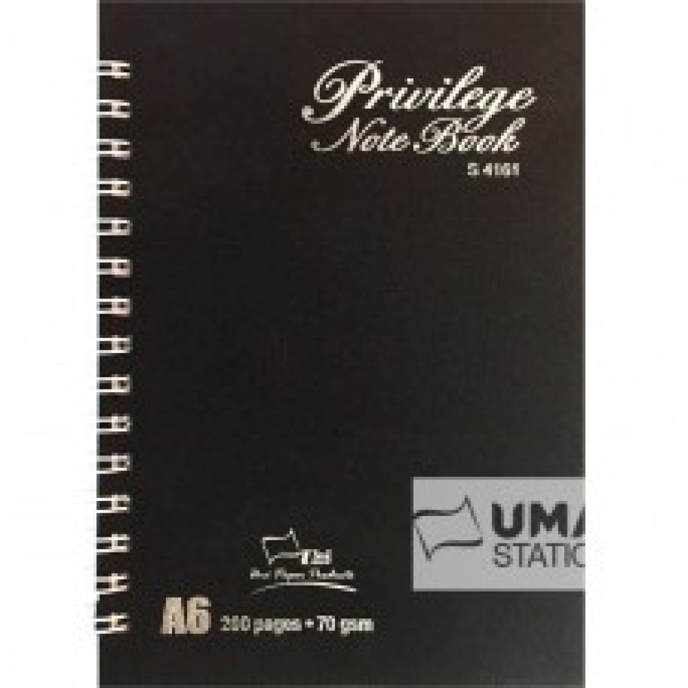 UNI PRIVILEGE NOTE BOOK 70G A6-120P (S4161)