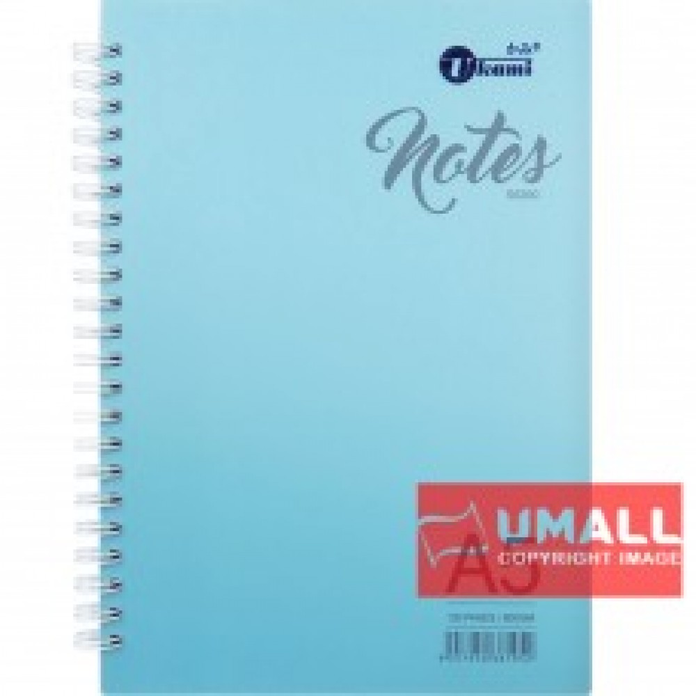 UKAMI RING NOTE BOOK A5-80GSM 120'S (S6390) UKAMI RING NOTE BOOK A5-80GSM 120'S (S6390)