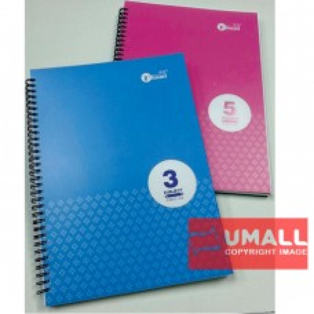 UKAMI 5-SUBJECT RING NOTE BOOK 80GSM A4 (S8511)