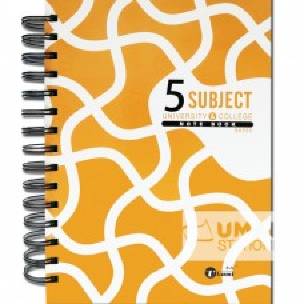 UKAMI RING 5 SUBJECT NOTE BOOK A5 (S8530)