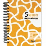 UKAMI RING 5 SUBJECT NOTE BOOK A5 (S8530)