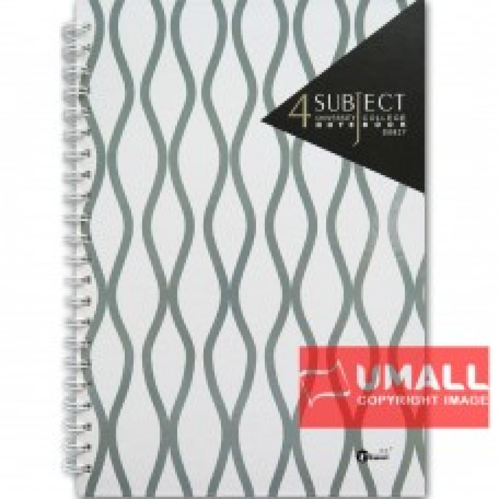 UKAMI 4-SUBJECT RING NOTE BOOK A4 (S8827)