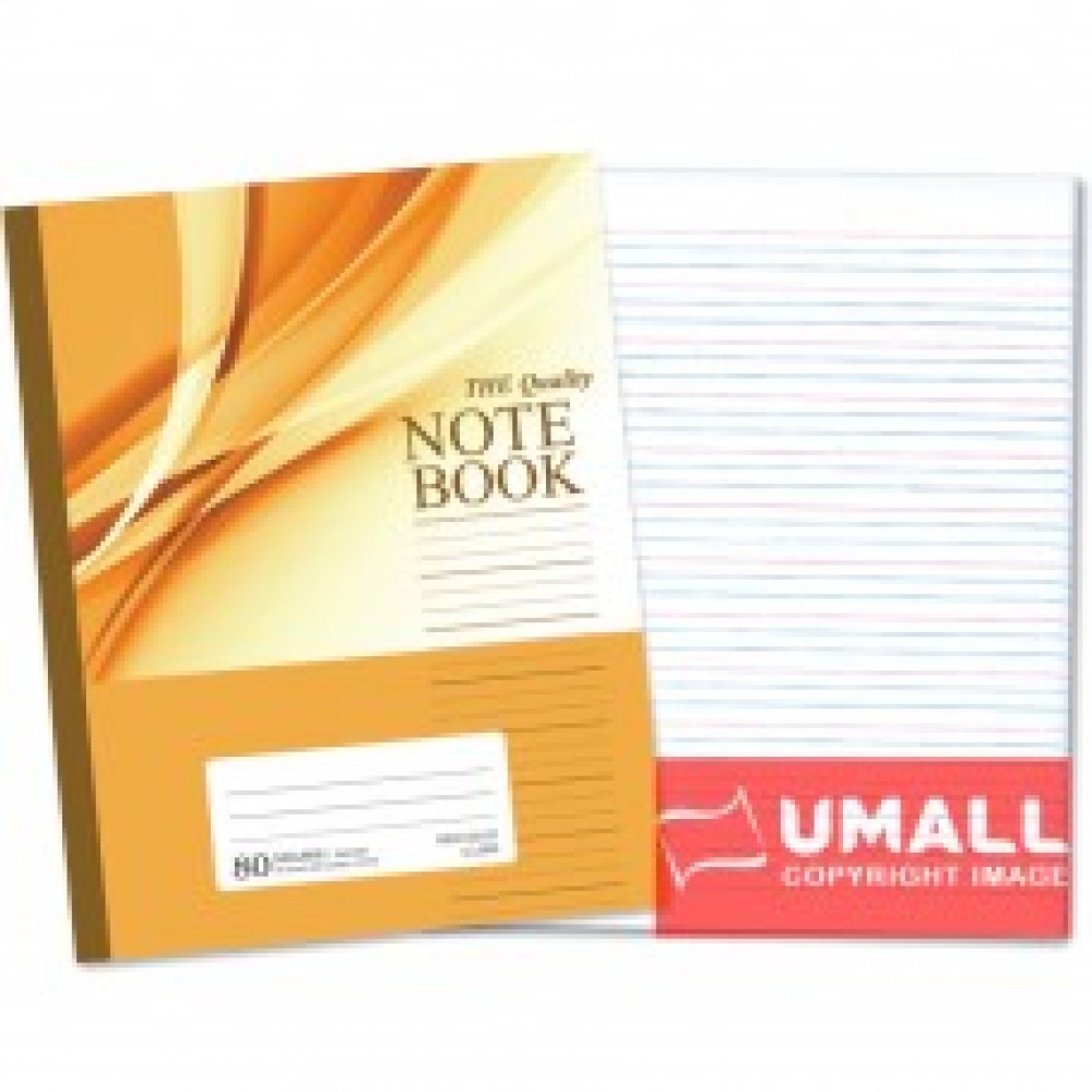 UNI NOTE BOOK 60G F5 80P (SBL808) BLUE/RED LINE 3 FOR