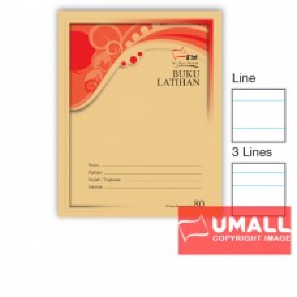 UNI F5 EXERCISE BOOK (BROWN COVER) 80P - SINGLE LINE (10 IN 1) UNI F5 EXERCISE BOOK (BROWN COVER) 80P - SINGLE LINE (10 IN 1)
