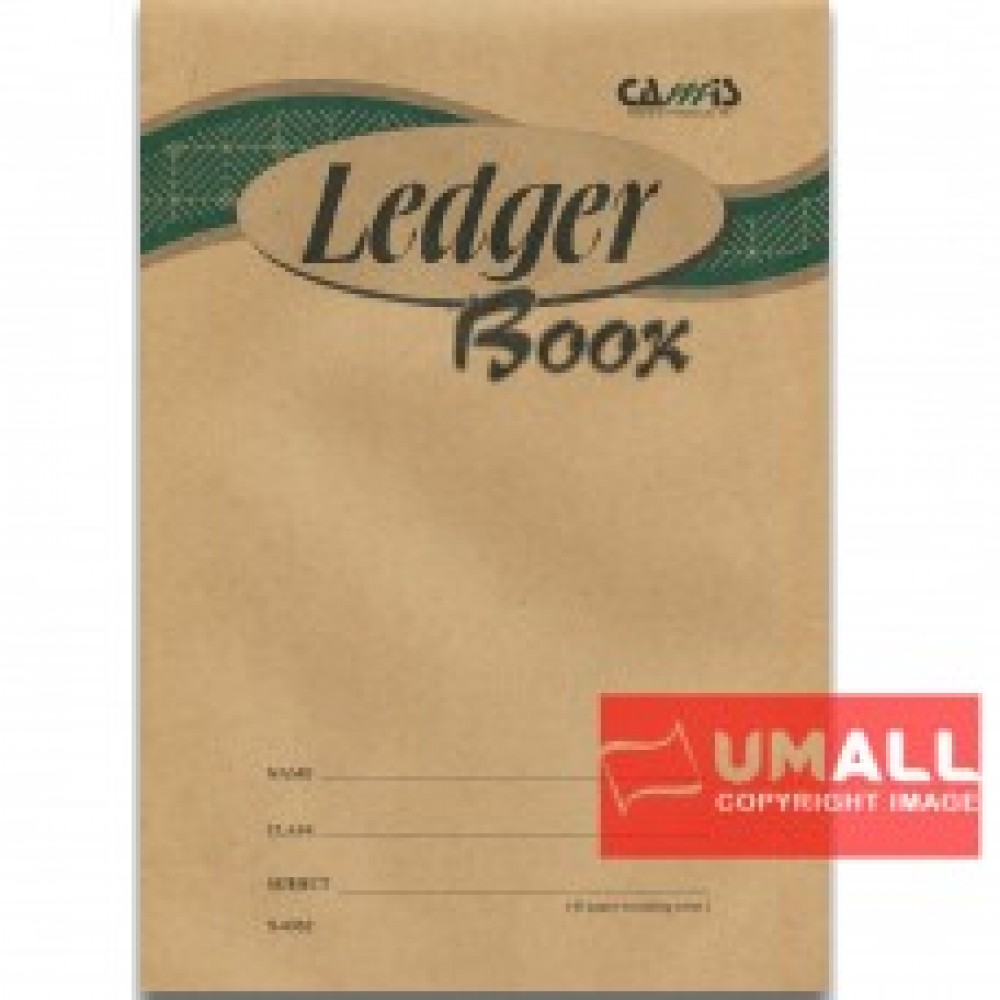 CAMIS LEDGER BOOK F4 40P (S-4052) 3 PCS CAMIS LEDGER BOOK F4 40P (S-4052) 3 PCS
