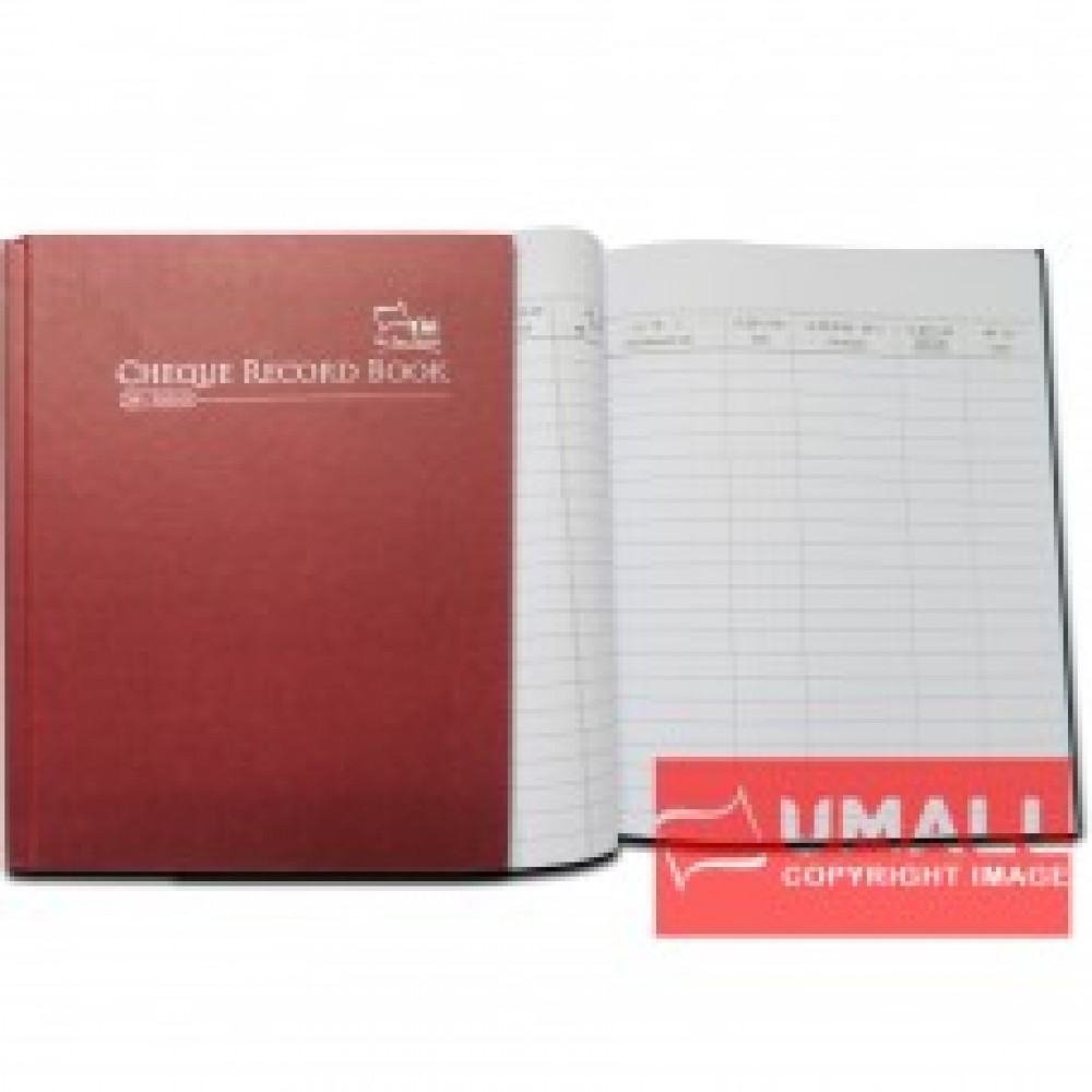 UNI H/C CHEQUE RECORD BOOK F5-200P (SCRB103)
