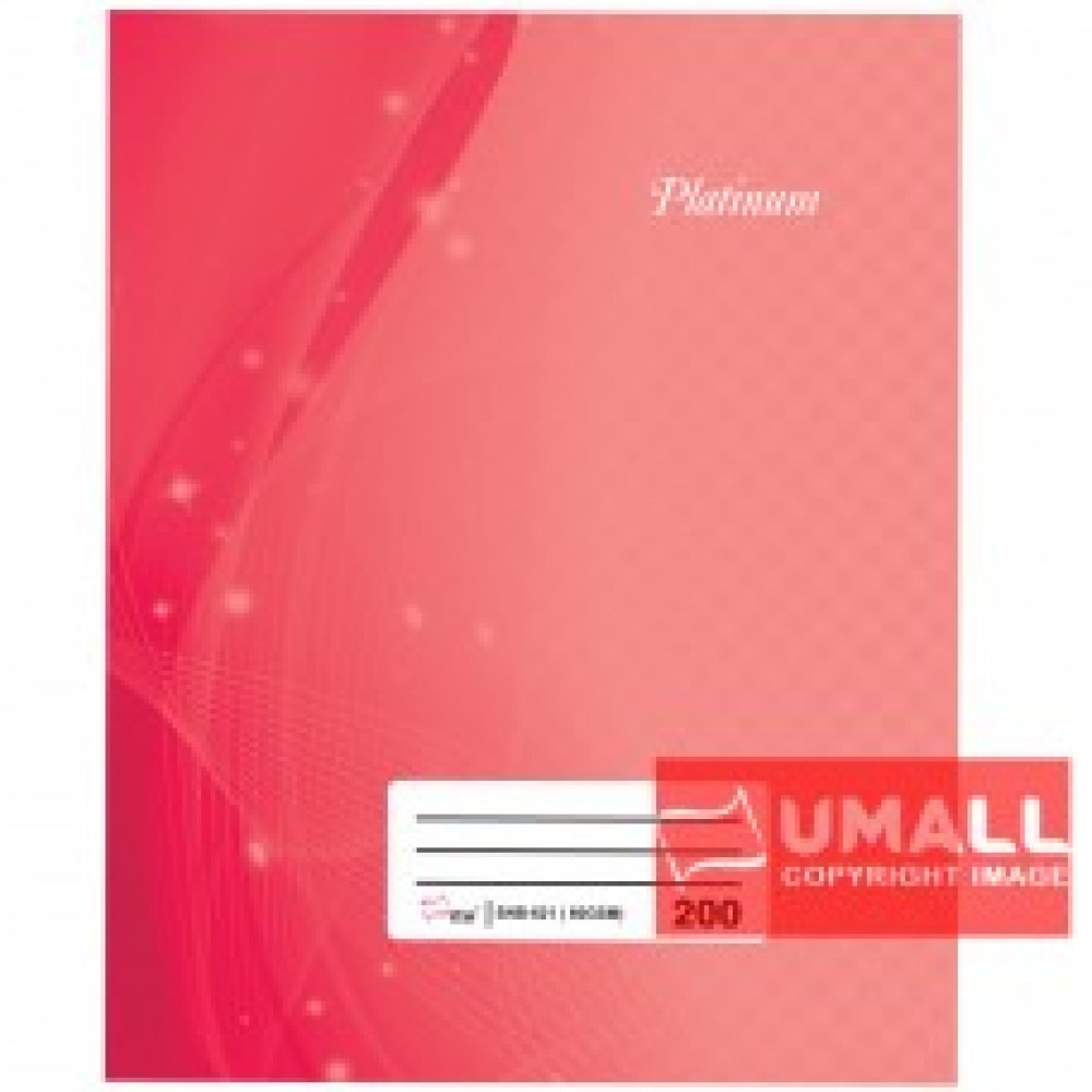 UNI PLATINUM QUARTO H/C BOOK 60G F5-200P (SNB-621)