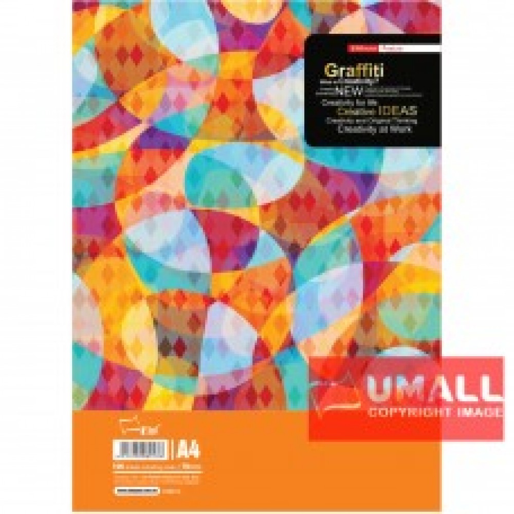 UNI GRAFFITY EXAM PAD 70G A4-100'S (SA8013)