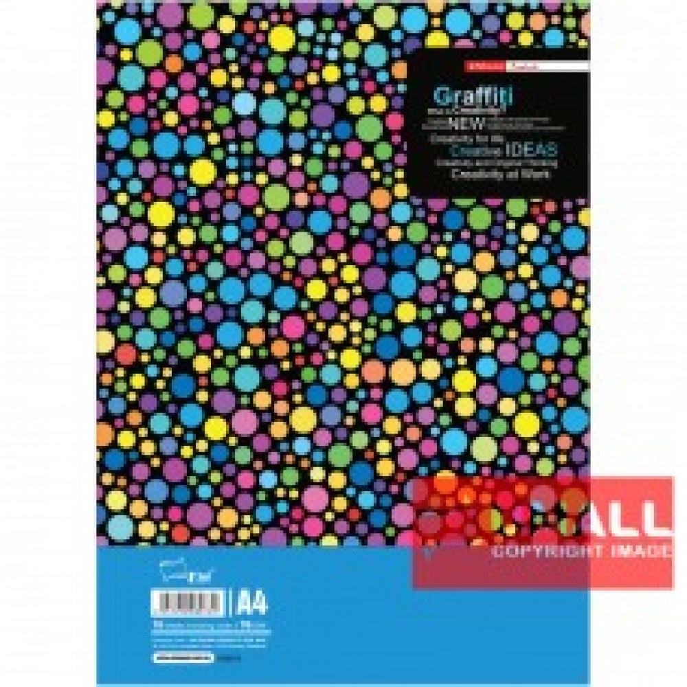 UNI GRAFFITY EXAM PAD 70G A4-70'S (SA8073)