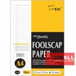 UNI FOOLSCAP PAPER N/L 80G A4-80'S (S38)