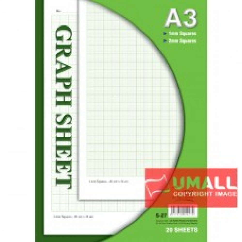 UNI GRAPH SHEET A3-20'S (S-27) UNI GRAPH SHEET A3-20'S (S-27)