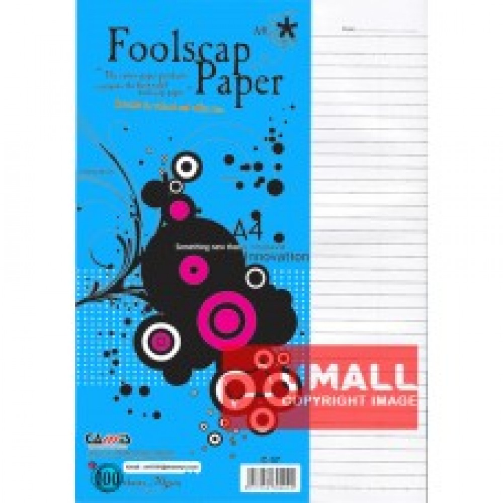 UNI FOOLSCAP PAPER 70G A4-100'S (C-37)