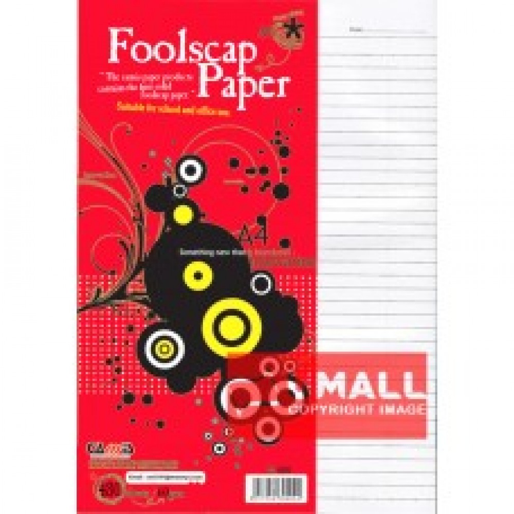 UNI FOOLSCAP PAPER 60G A4-480'S (C-480) UNI FOOLSCAP PAPER 60G A4-480'S (C-480)
