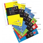 Uni Paper A4 Index Divider 10 Colors 50 Sheets S-ID-10C-50