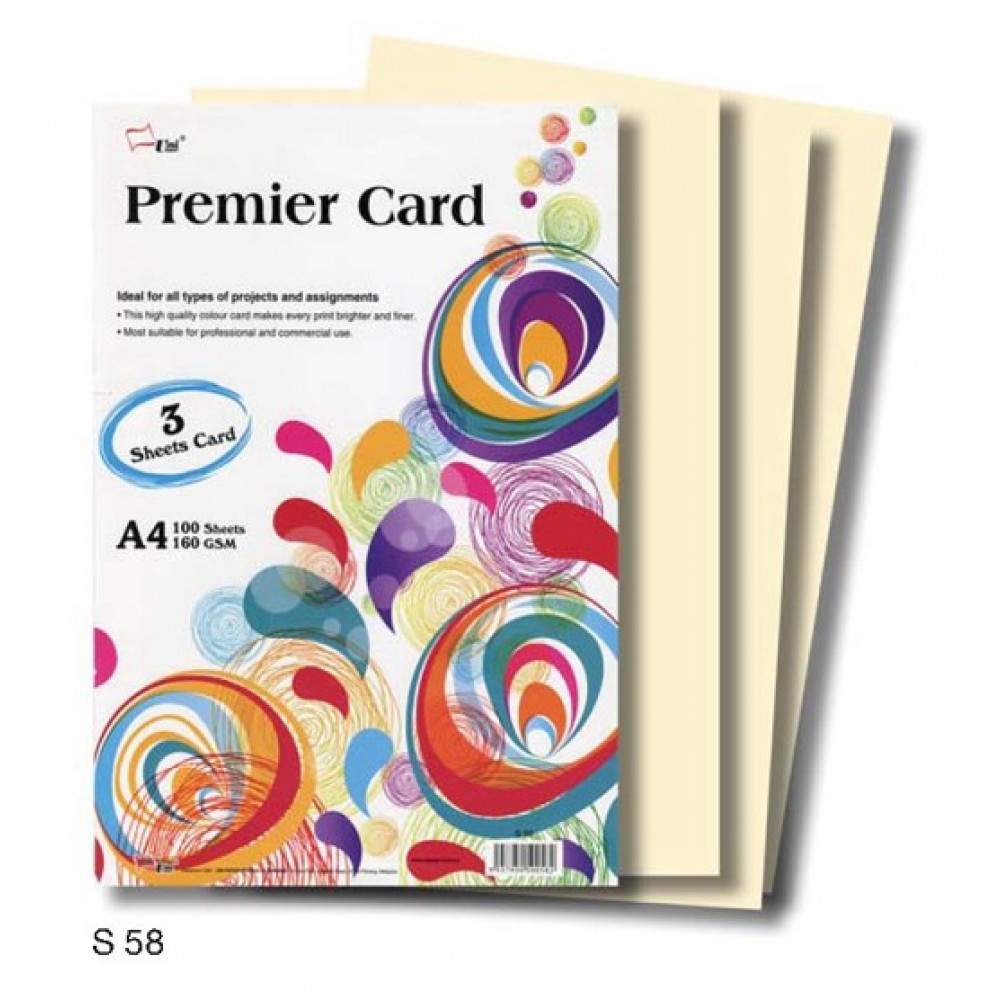 Premium Card ( 3 sheet cards) S58