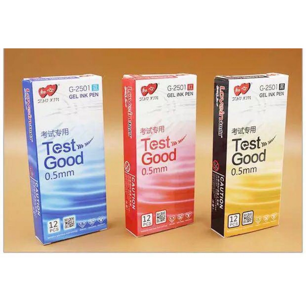 Test Good 0.5mm Gel Ink Pen (Set of 12pcs) 