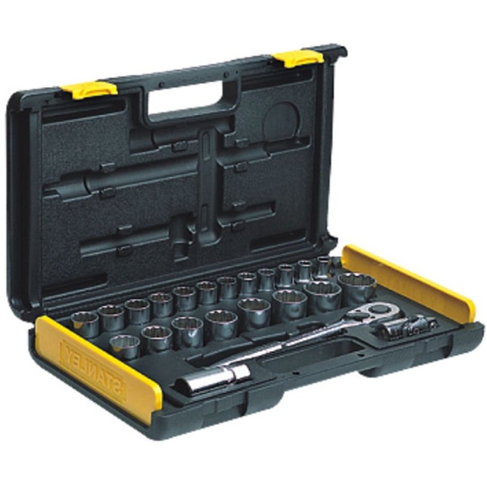 Stanley 1/2" Drive Socket-Inch Set (27pcs) 86-478-1 Stanley 1/2" Drive Socket-Inch Set (27pcs) 86-478-1