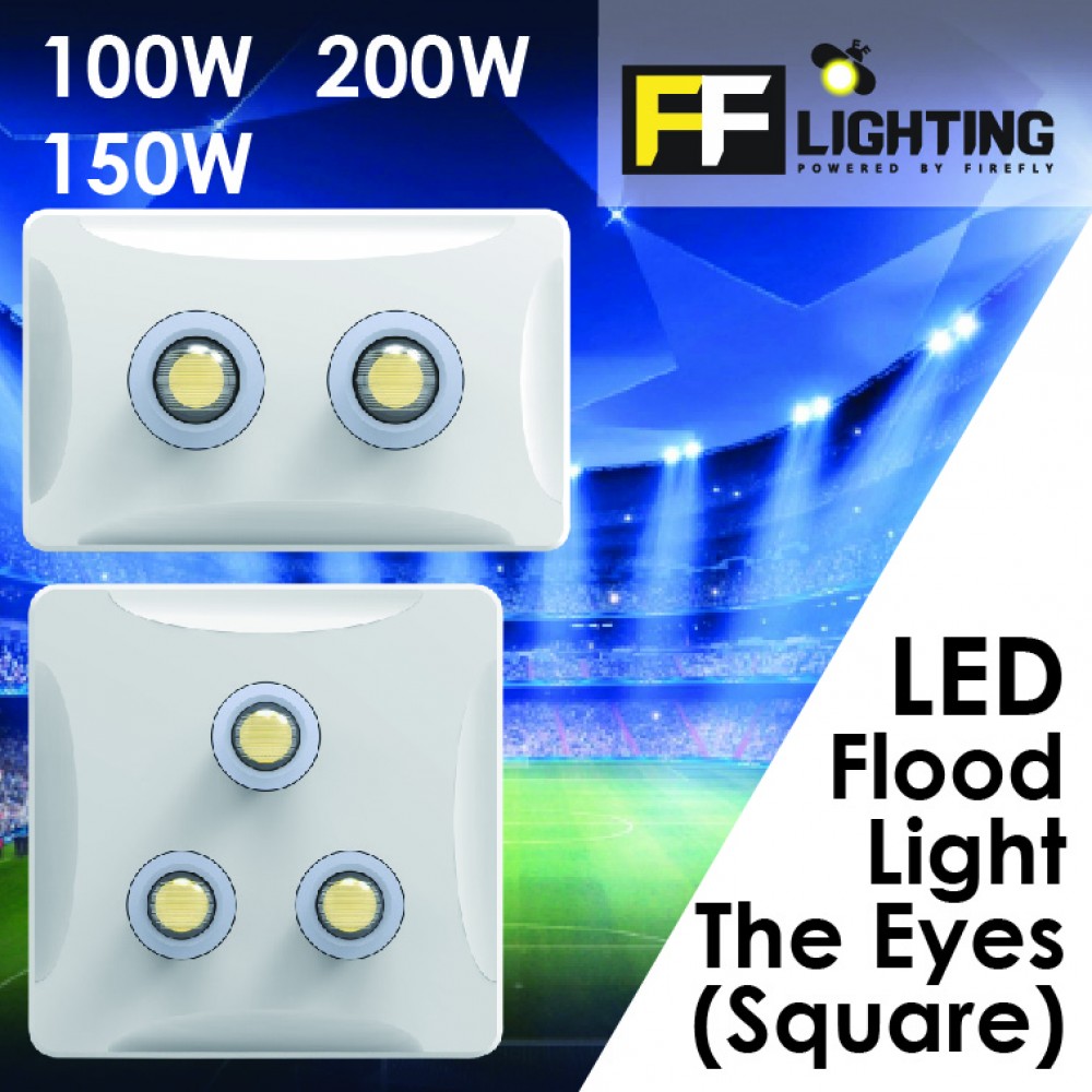FFL LED The Eyes Flood Light (Square)Cool White 100W | 150W | 200W