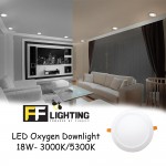 FFL Oxygen downlight 18w Round - Eye care series
