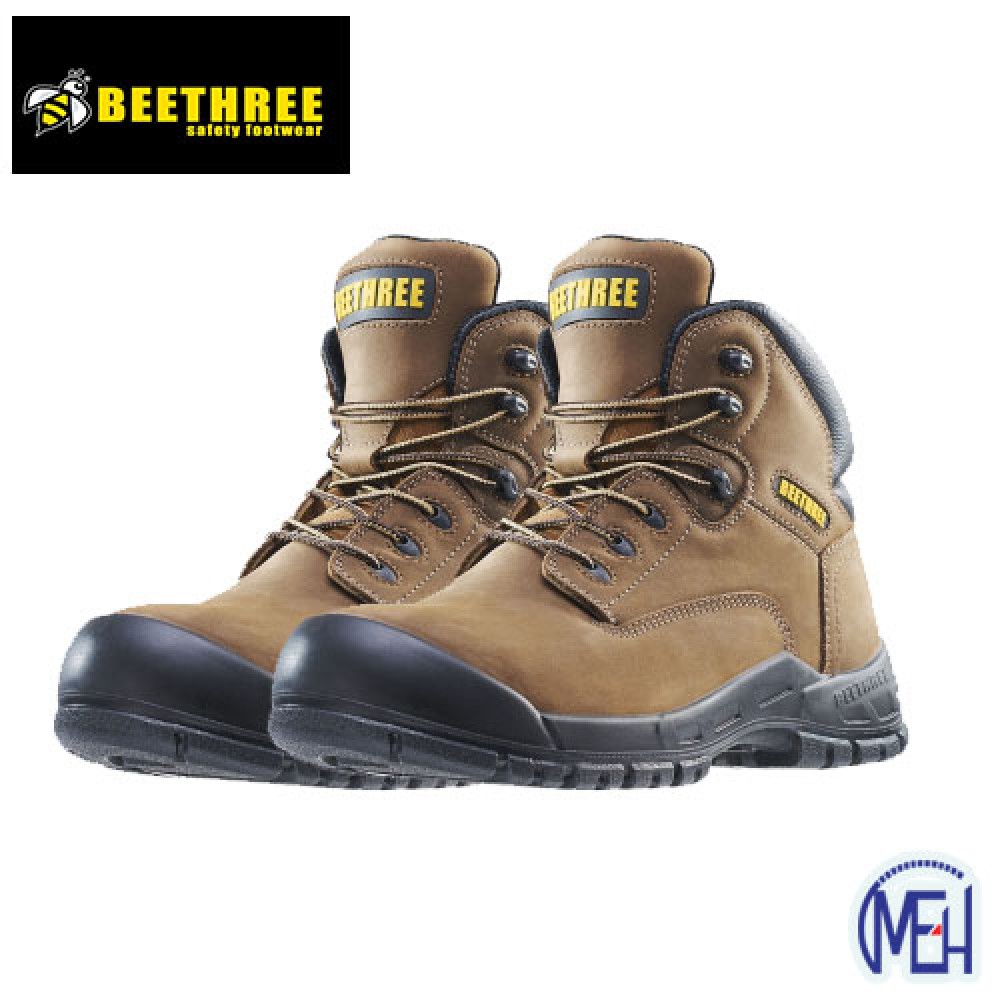 Beethree SafetyFootware BT-8862 Brown