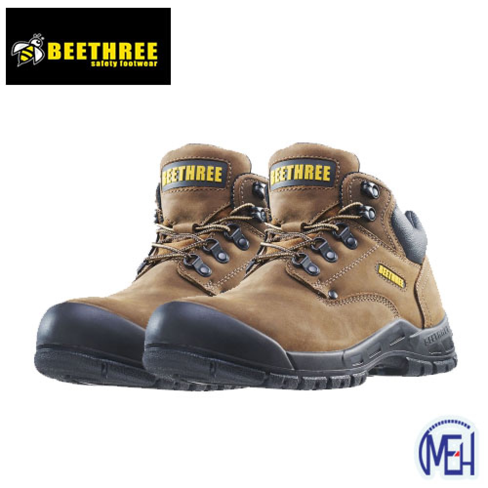 Beethree SafetyFootware BT-8861 Brown