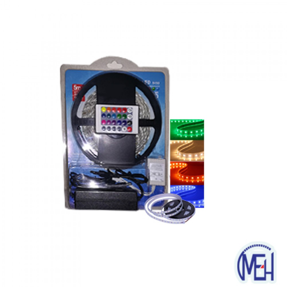 LED 5050 (5MTR) Strip light RGB C/W Controler Multicolour LED 5050 (5MTR) Strip light RGB C/W Controler Multicolour