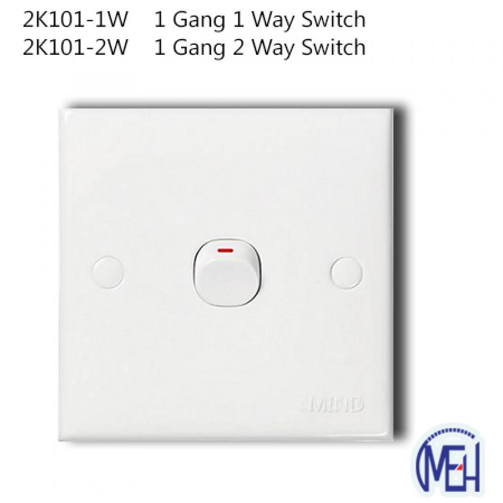 2K101-1W 1 Gang 1 Way Switch 2K101-1W 1 Gang 1 Way Switch