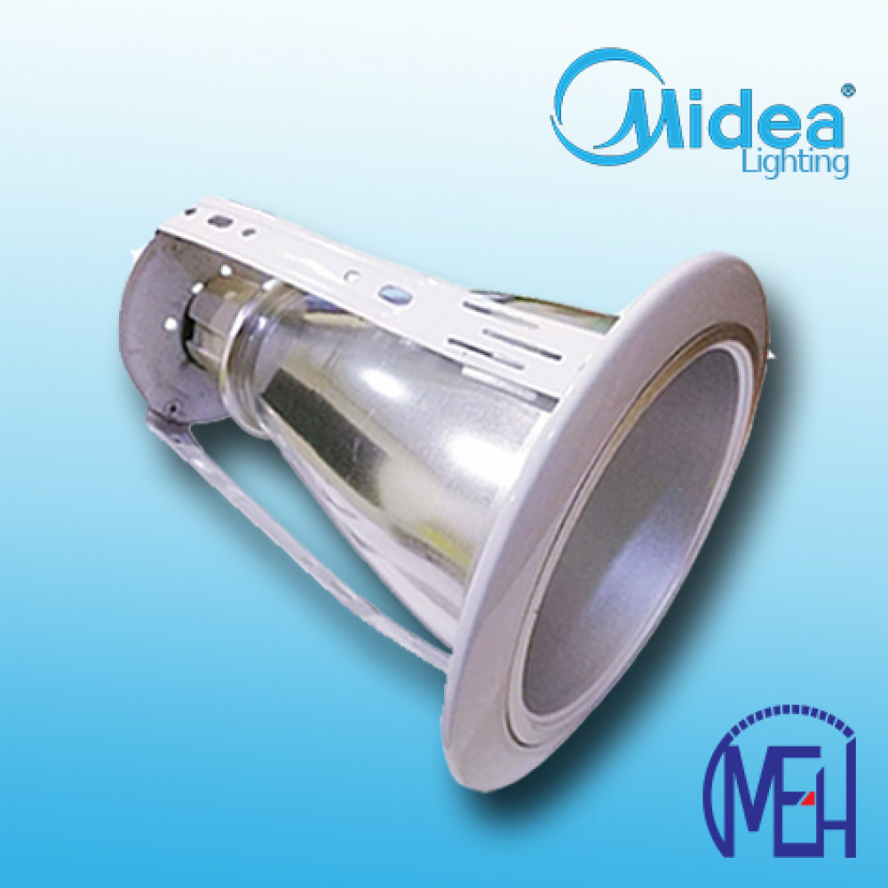 Midea 4" Vertical Round Downlight Casing White+LED Bulb 10W Midea 4" Vertical Round Downlight Casing White+LED Bulb 10W