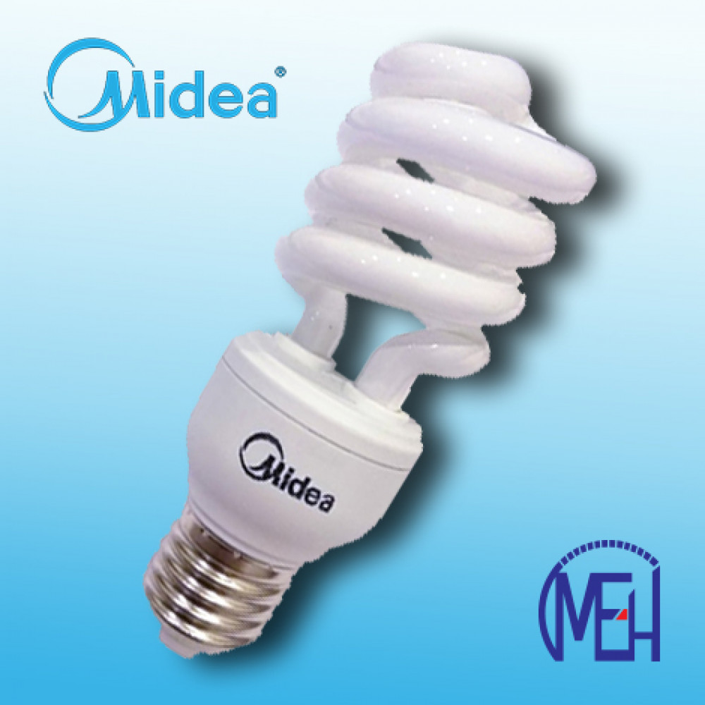 Midea Mini Star-T2 Spiral 14W E27 Warm White (Buy 1 Free 1) Midea Mini Star-T2 Spiral 14W E27 Warm White (Buy 1 Free 1)
