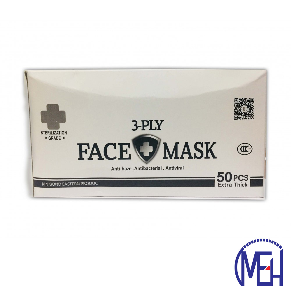 Kin Bond Eastern Face Mask 3 Ply (50pcs) Kin Bond Eastern Face Mask 3 Ply (50pcs)