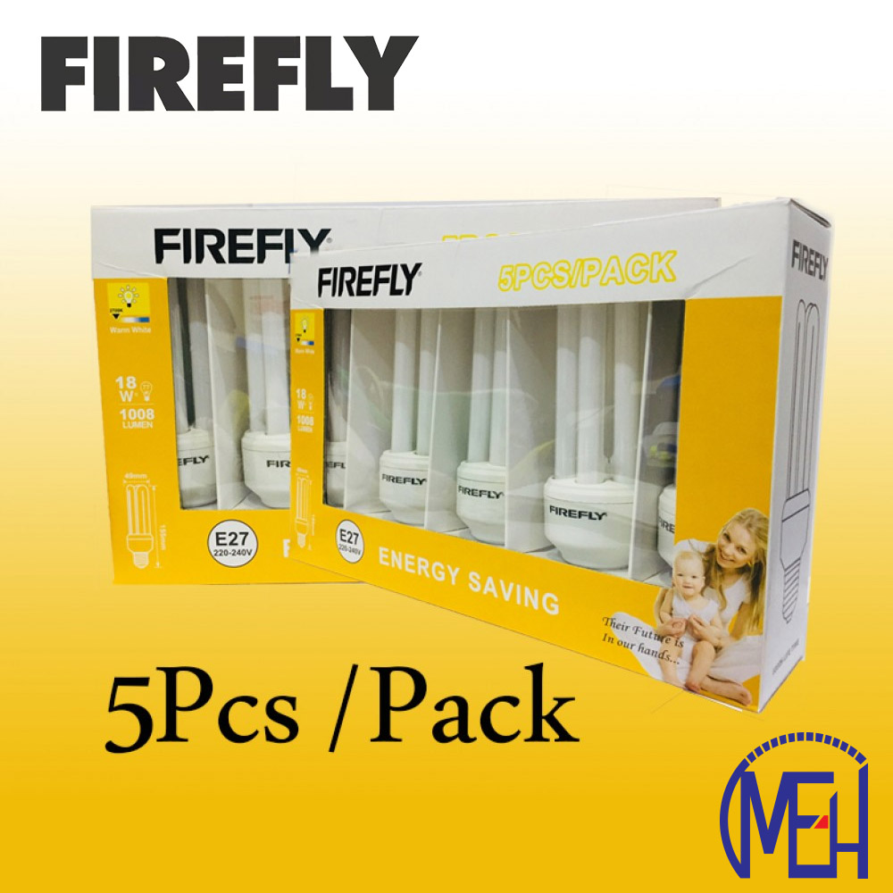 Firefly Energy Saving 3U 18W E27 Warm White (Hyperpack-5pcs) Firefly Energy Saving 3U 18W E27 Warm White (Hyperpack-5pcs)